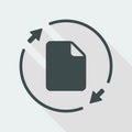 Update file - Flat minimal icon