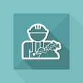 Worker icon Royalty Free Stock Photo