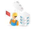3d illustration programmer cloud server developer and maintainer