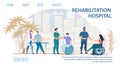 Medical Rehabilitation Hospital Flat Landing Page