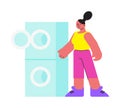 Flat Launderette Icon