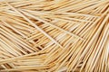 Flat Lay close up of Bamboo Toothpicks Royalty Free Stock Photo