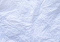 Flat lay, Close-up texture of Crumpled white color tissue paper background abstract. Detail texture of pattern Royalty Free Stock Photo