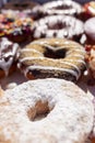 A box of asorted donuts