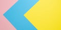 Flat lay pastel paper background. Abstract colorful line. Minimal concept geometric background