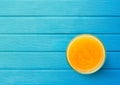 Glass of 100% Orange juice Royalty Free Stock Photo