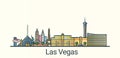 Flat line Las Vegas banner