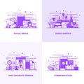 Flat line Purple Designed Concepts 15