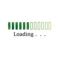 Flat loading bar website template buffering waiting indicator icons Royalty Free Stock Photo