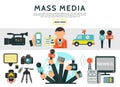 Flat Mass Media Elements Set