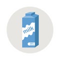 Flat Milk Icon