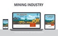 Flat Mining Industry Adaptive Design Concept