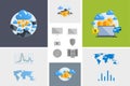 Flat modern design vector illustration and icon