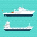 FLAT MODERN SHIP COLLECTION WITH COLOR