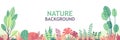 Flat Nature Background