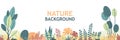 Flat Nature Background