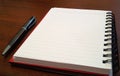 Flat notebook with pen2