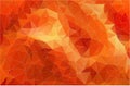 Flat Orange Polygonal Background