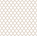 Flat outline moroccan seamless pattern vector