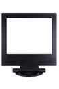 Flat panel lcd computer monitor Royalty Free Stock Photo