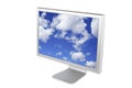 Flat panel lcd computer monitor Royalty Free Stock Photo