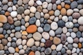 flat pebbles stacked carefully in a pattern