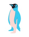 flat penguin illustration
