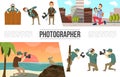 Flat Photography Elements Collection