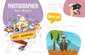 Flat Photography Infographic Concept