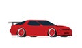 Flat racing car vector. Eps 10 Royalty Free Stock Photo