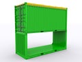 Flat Rack Container Royalty Free Stock Photo