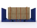 Flat Rack Container Royalty Free Stock Photo