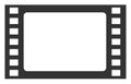 Flat Raster Film Frame Icon Royalty Free Stock Photo