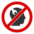 Flat Raster No Brain Repair Icon