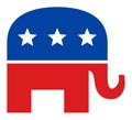 Flat Raster Republican Elephant V2 Icon