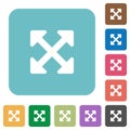 Flat resize full alt icons