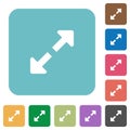 Flat resize full icons