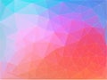 Flat retro color geometric triangle background. Eps10 vector Royalty Free Stock Photo