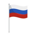 Flat Russian Flag
