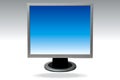 Flat screen computer Royalty Free Stock Photo