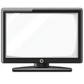 Cartoon Style Flat Screen TV Royalty Free Stock Photo