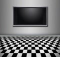 Flat screen tv Royalty Free Stock Photo