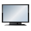 Flat screen tv - vector Royalty Free Stock Photo