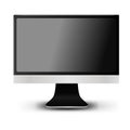 Flat screen. vector illustration Royalty Free Stock Photo