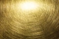 Flat shiny brushed brass texture with random pattern Royalty Free Stock Photo