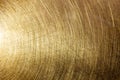 Flat shiny brushed brass texture Royalty Free Stock Photo