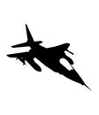 Fighter jet silhouette