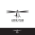 flat style Beacon Lighthouse logo vector design illustrations Royalty Free Stock Photo