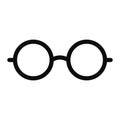 Round glasses icon