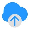 flat style cloud icon design Royalty Free Stock Photo
